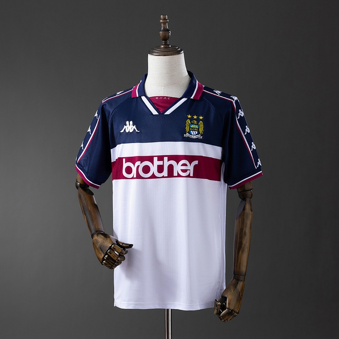 JER-3715_1 Retro Manchester City 97/98 Away Jersey - 图片 1