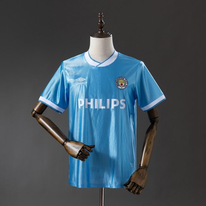 Manchester City 1986/87 Home Retro Jersey - 图片 8