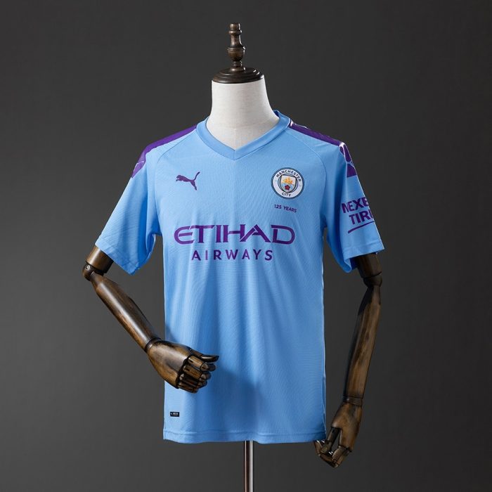 Retro Manchester City 2019/20 Home Jersey - 图片 8