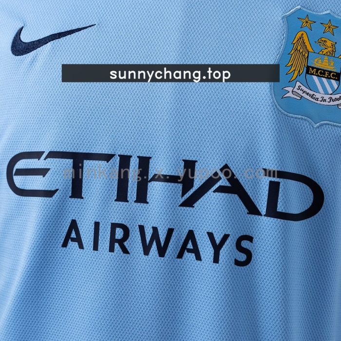 Retro Manchester City 13/14 Home Jersey - 图片 6