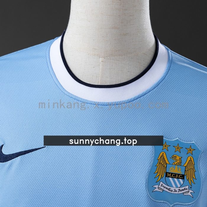 Retro Manchester City 13/14 Home Jersey - 图片 7