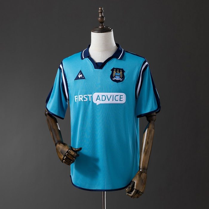 Manchester City 2002/03 Home Retro Shirt S-XXL - 图片 9
