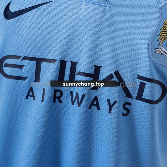Manchester City 2015-2016 Home Retro Shirt - 图片 7