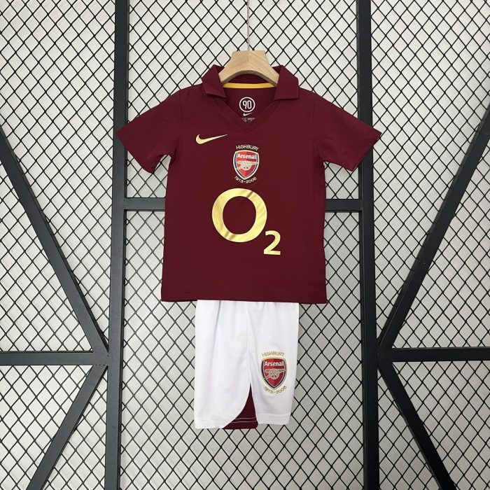 Arsenal 2005/2006 Home Kids Jersey - 图片 2