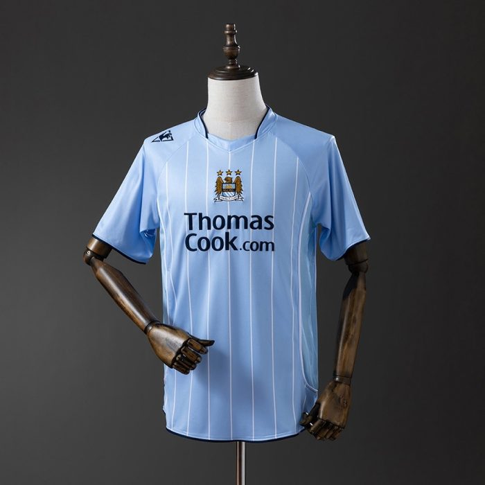 2008/09 Manchester City Home Retro Shirt - 图片 7