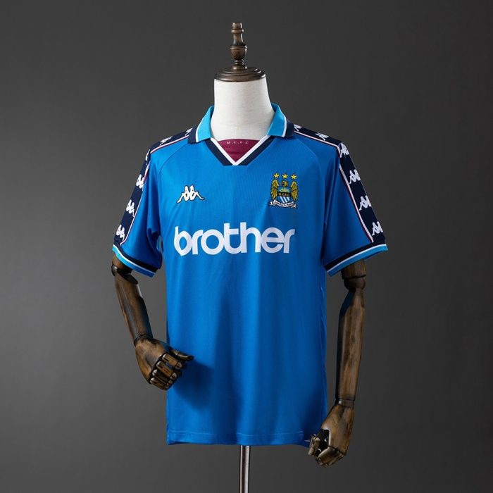 Retro Manchester City 97/99 Home Jersey - 图片 9