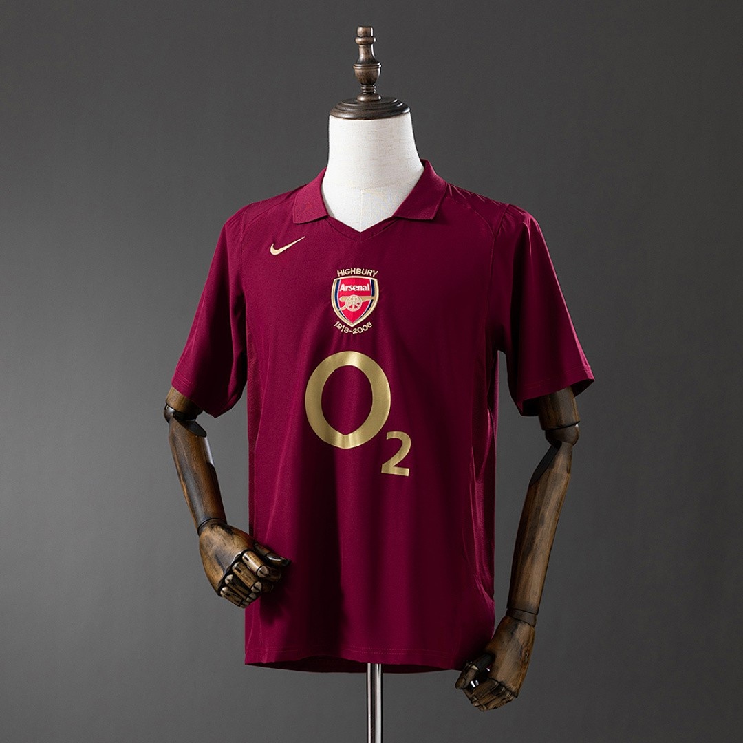 JER-3735_1 Arsenal 2005-2006 Home Retro Shirt - 图片 1