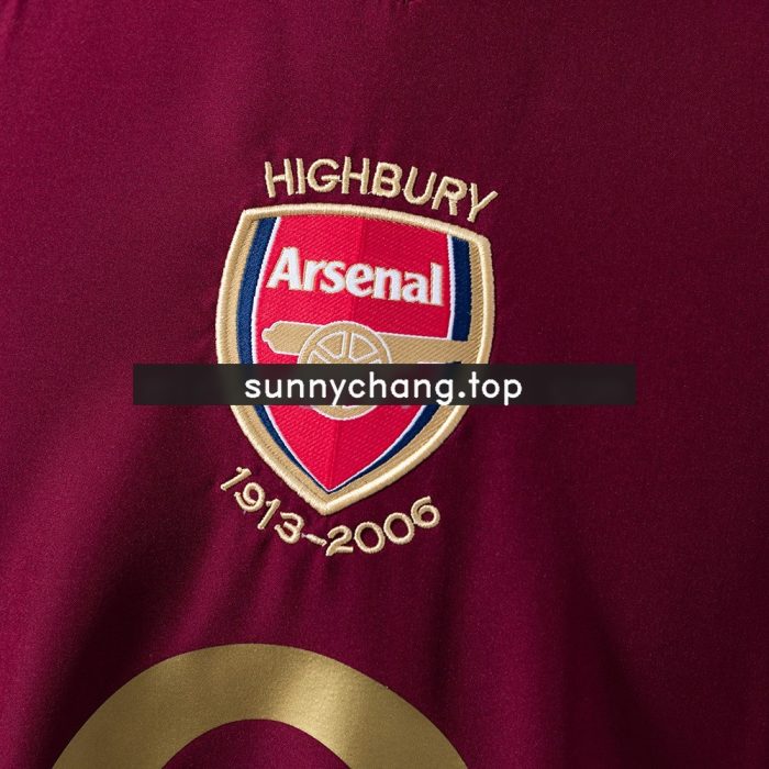Arsenal 2005-2006 Home Retro Shirt - 图片 4