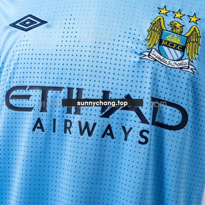 Manchester City 2011-2012 Home Retro Shirt - 图片 5