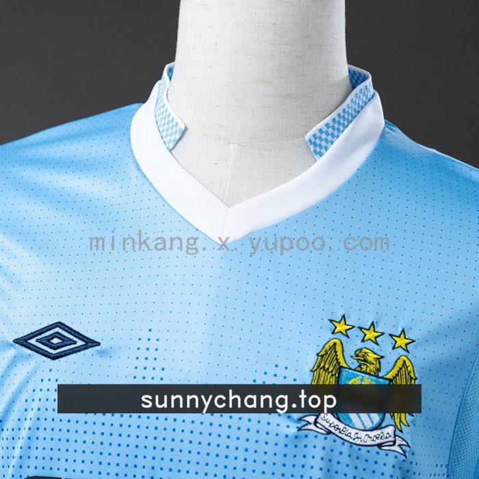Manchester City 2011-2012 Home Retro Shirt - 图片 8
