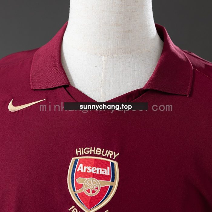 Arsenal 2005-2006 Home Retro Long Sleeve Jersey - 图片 6