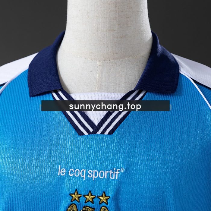 Manchester City 1999-2001 Home Retro Jersey S-XXL - 图片 5