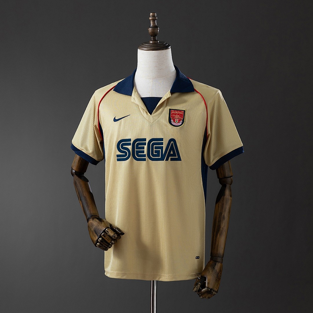 JER-3744_1 Arsenal 2001/2002 Away Retro Jersey - 图片 1