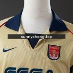 Arsenal 2001/2002 Away Retro Jersey - 图片 7