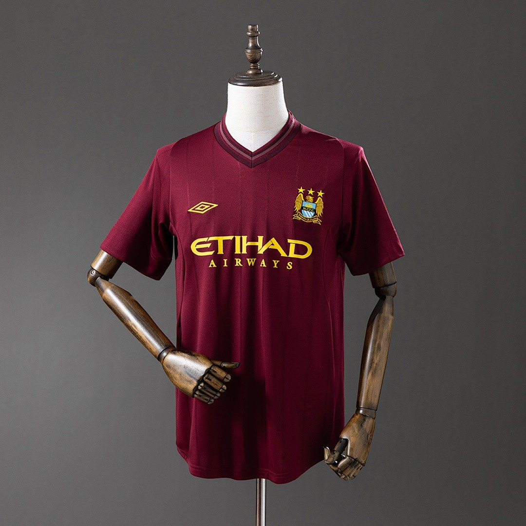 JER-3745_1 Manchester City 2012-13 Away Retro Shirt S-XXL - 图片 1