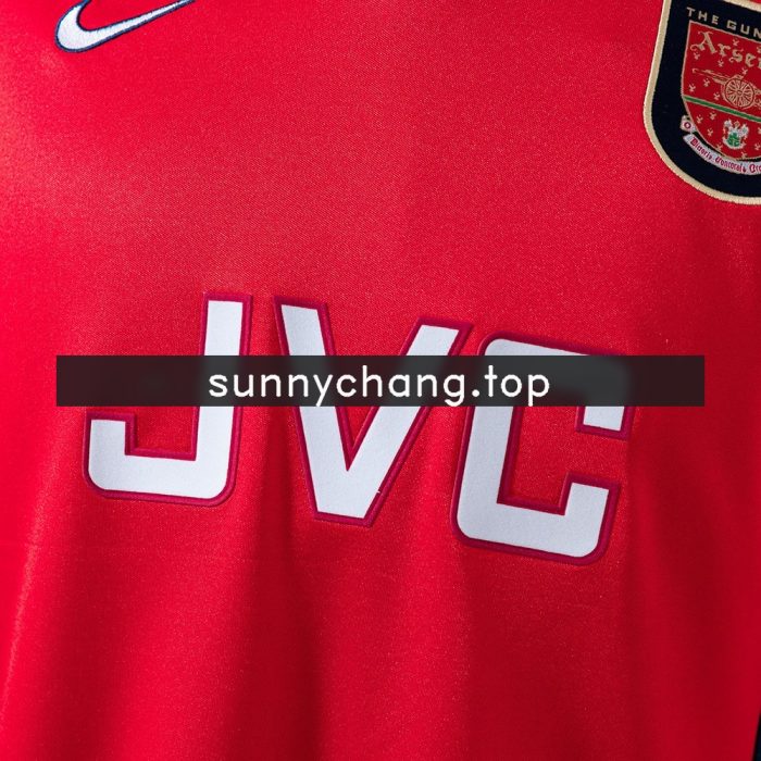 Arsenal 1998/1999 Home Retro Shirt - 图片 6