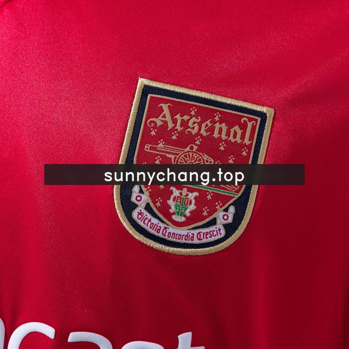 Arsenal 2001/2002 Home Long Sleeve Retro Jersey - 图片 6