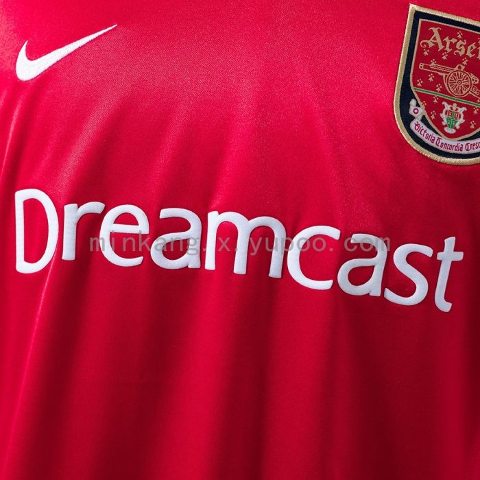 Arsenal 2001/2002 Home Long Sleeve Retro Jersey - 图片 7