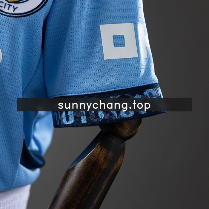 Manchester City 24/25 Home Kids Kit Jersey - 图片 4