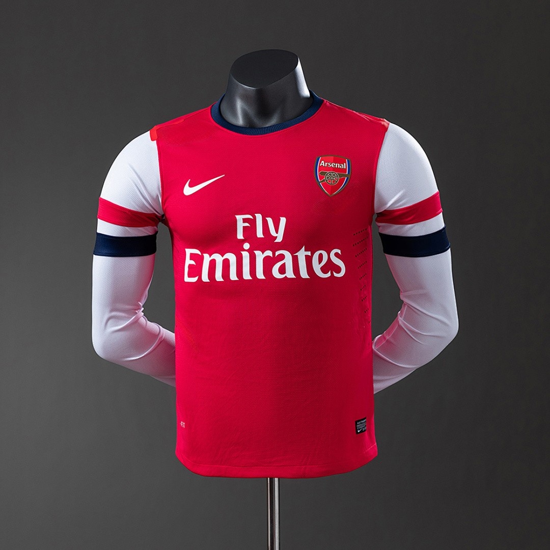 JER-3781_1 Arsenal 2012/13 Home Long Sleeve Player Version Jersey - 图片 1