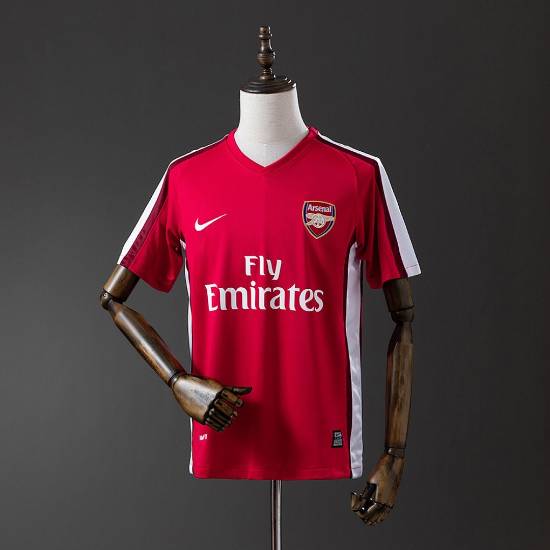 JER-3793_1 Arsenal 2008/2010 Home Retro Jersey - 图片 1