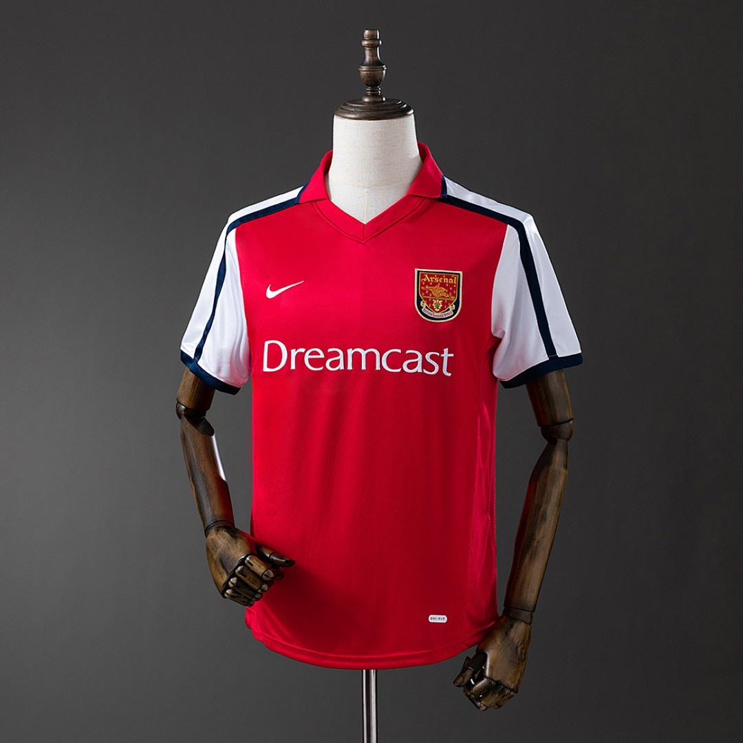 JER-3797_1 Arsenal 2001/2002 Home Retro Jersey - 图片 1