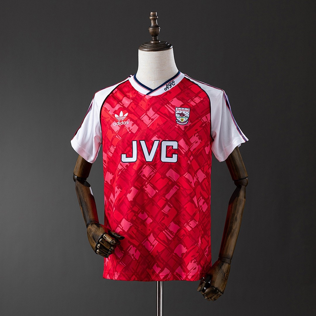 JER-3803_1 Arsenal 1990-1992 Home Retro Shirt - 图片 1