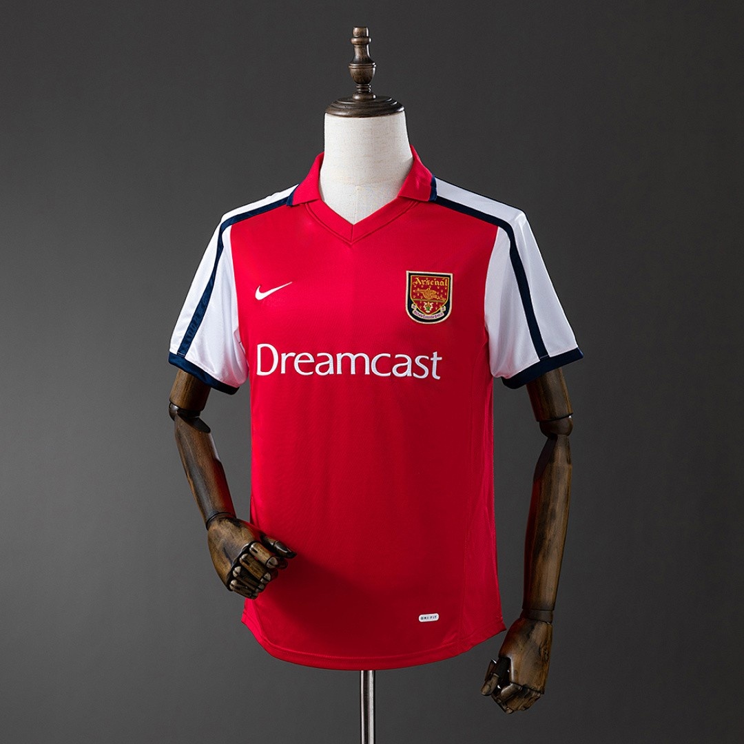 JER-3805_1 Arsenal 2001/2002 Home Retro Shirt - 图片 1