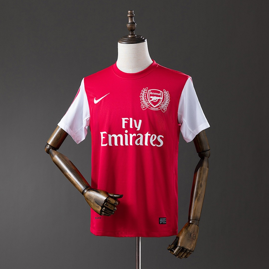 JER-3806_1 Arsenal 2011/12 Home 125th Anniversary Retro Jersey - 图片 1