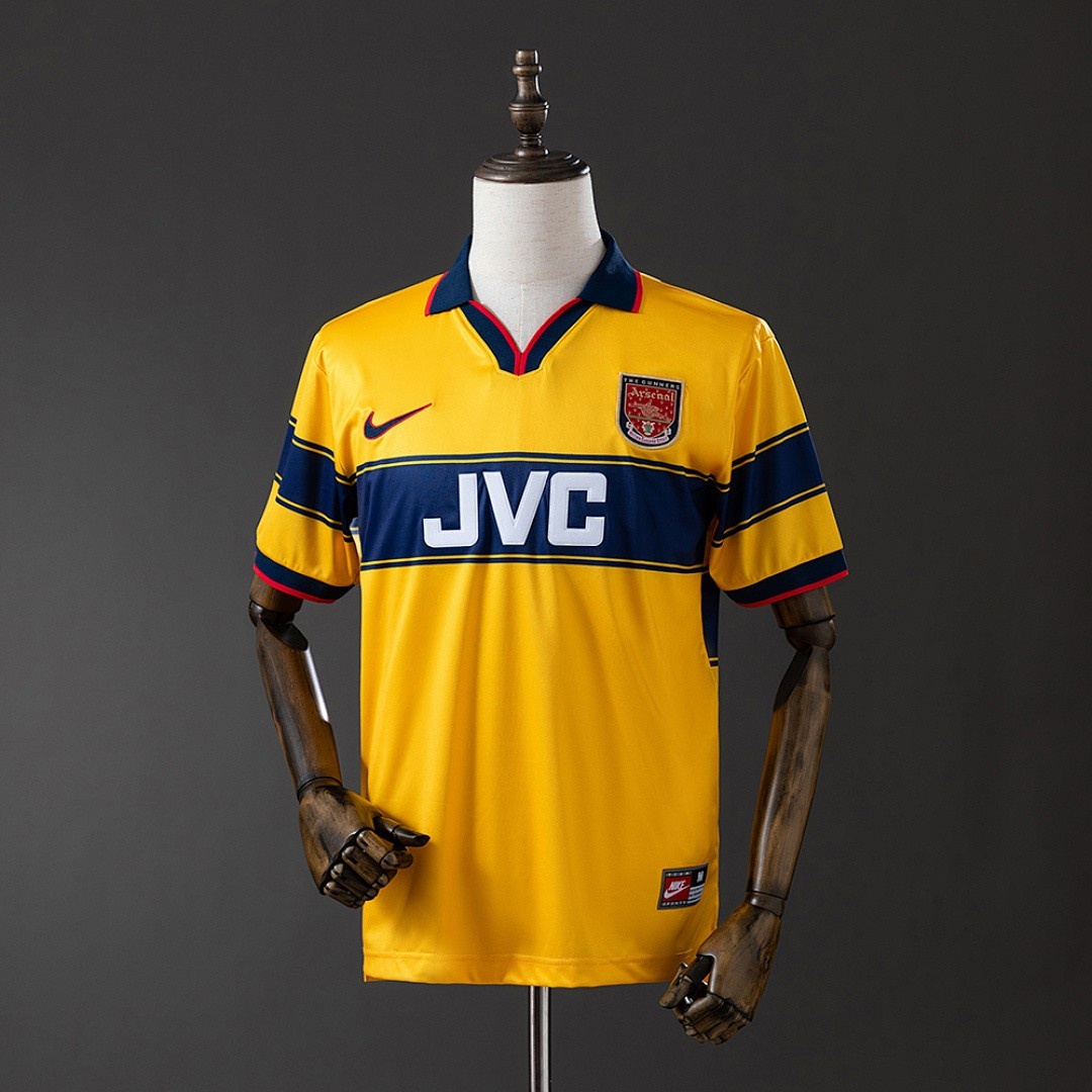 JER-3808_1 Arsenal 1997-1999 Away Retro Shirt - 图片 1
