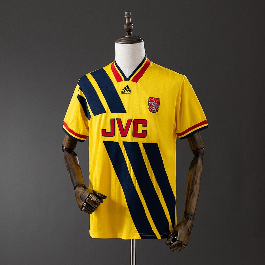 JER-3809_1 Arsenal 1993/1994 Away Retro Jersey - 图片 1