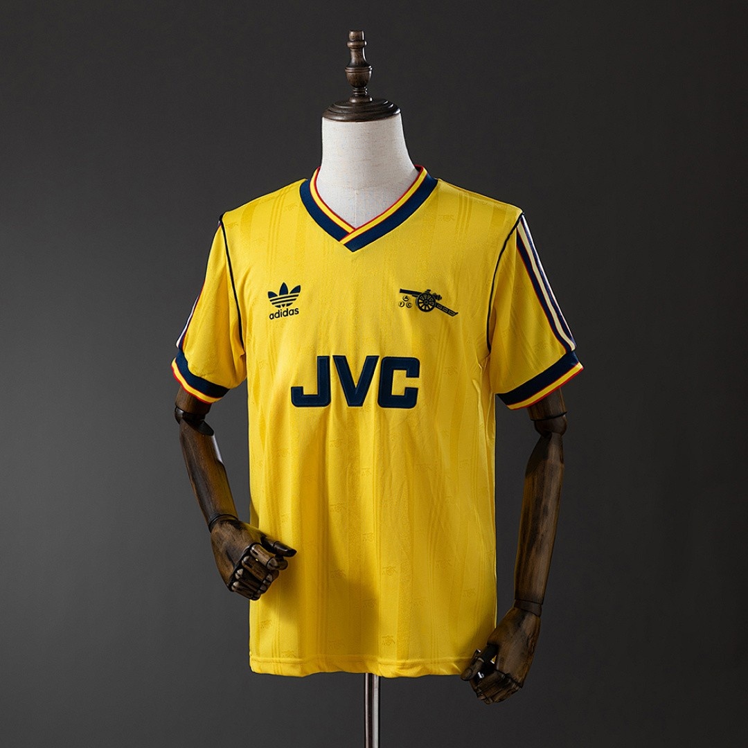 JER-3811_1 Arsenal 1986-1988 Away Retro Jersey - 图片 1