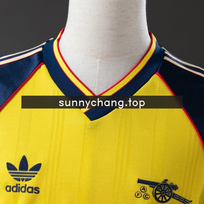Arsenal 1988/89 Away Retro Jersey - 图片 6