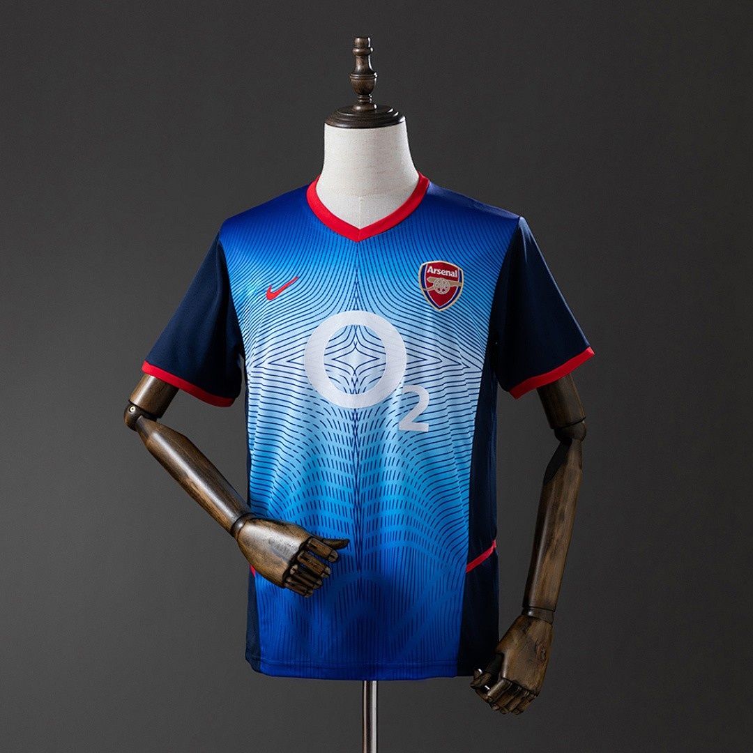 JER-3821_1 Arsenal 2002-2004 Away Retro Jersey S-XXL - 图片 1