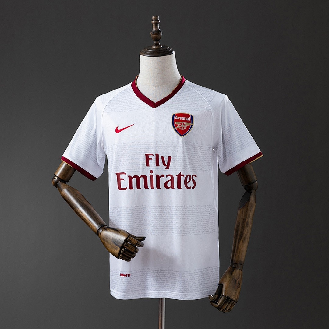 JER-3825_1 Arsenal 2007-2008 Away Retro Shirt - 图片 1