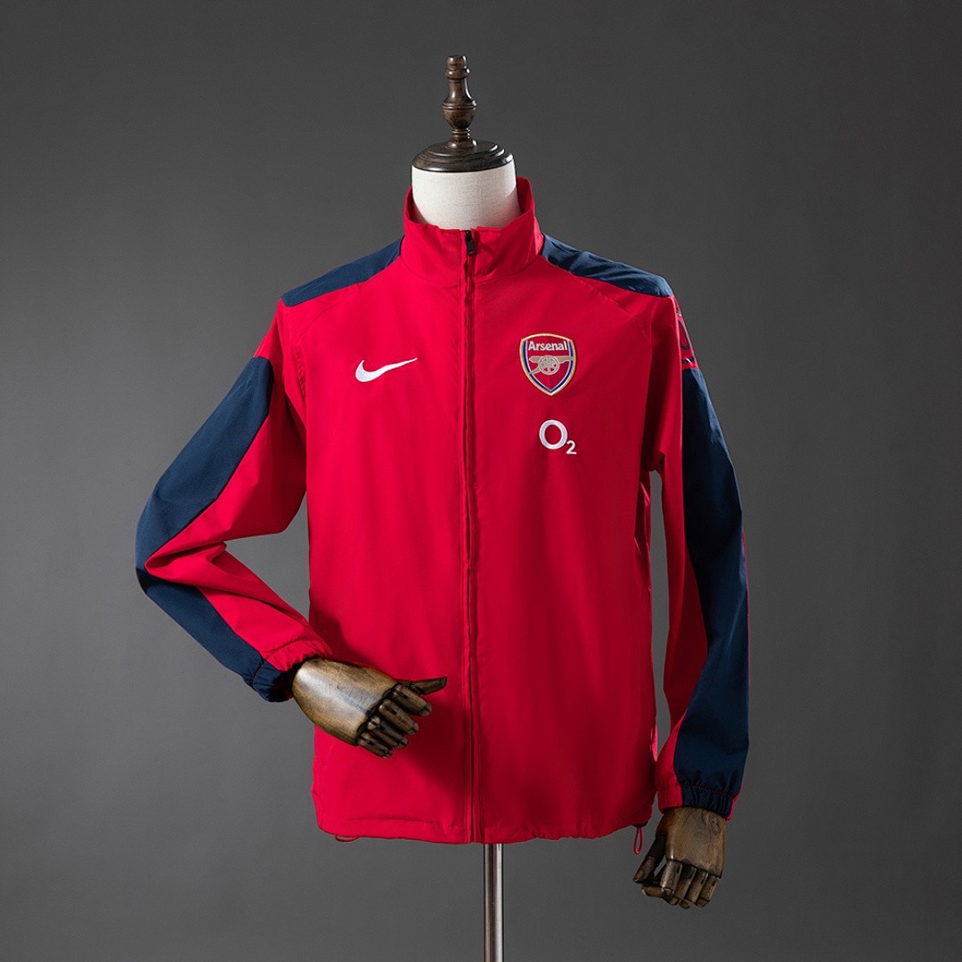 JER-3842_1 Arsenal 04/05 Windbreaker - Red - 图片 1