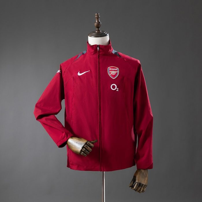 Arsenal 05/06 Windbreaker - Burgundy - 图片 2