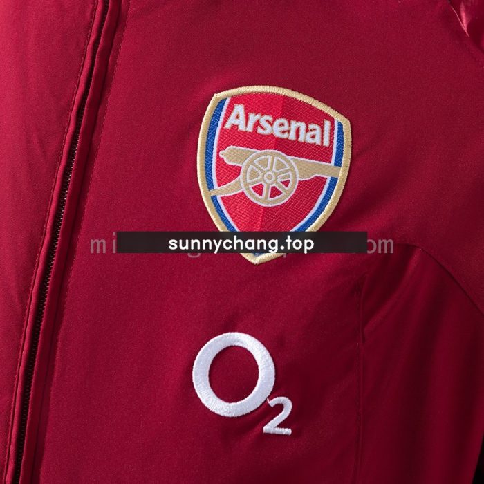 Arsenal 05/06 Windbreaker - Burgundy - 图片 8