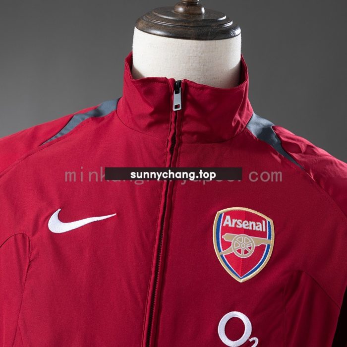 Arsenal 05/06 Windbreaker - Burgundy - 图片 9