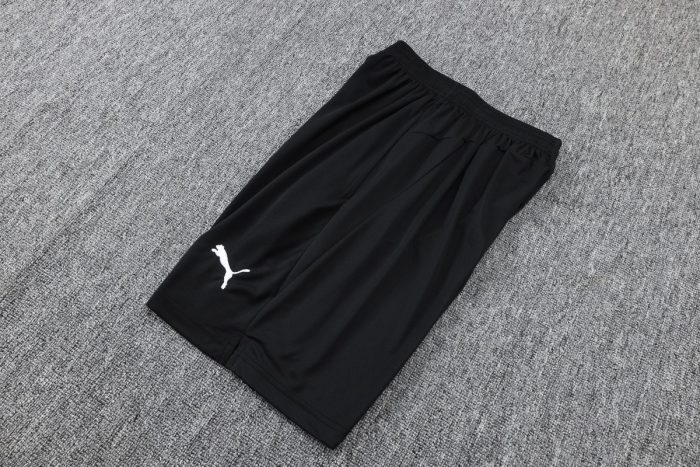 Manchester City Black Short Sleeve Training Suit - 图片 3
