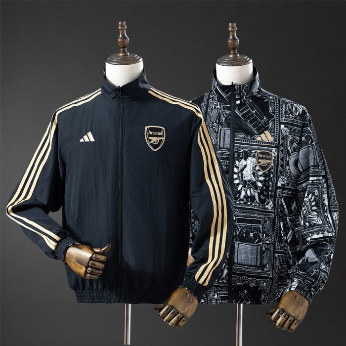 Arsenal Reversible Jacket Windbreaker - Black - 图片 2