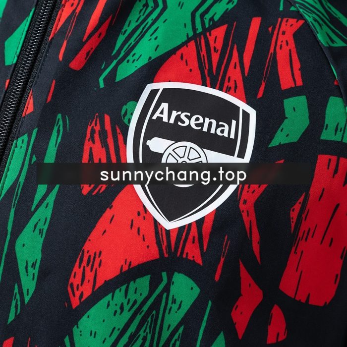 Arsenal Reversible Jacket Windbreaker - Red & Black - 图片 8
