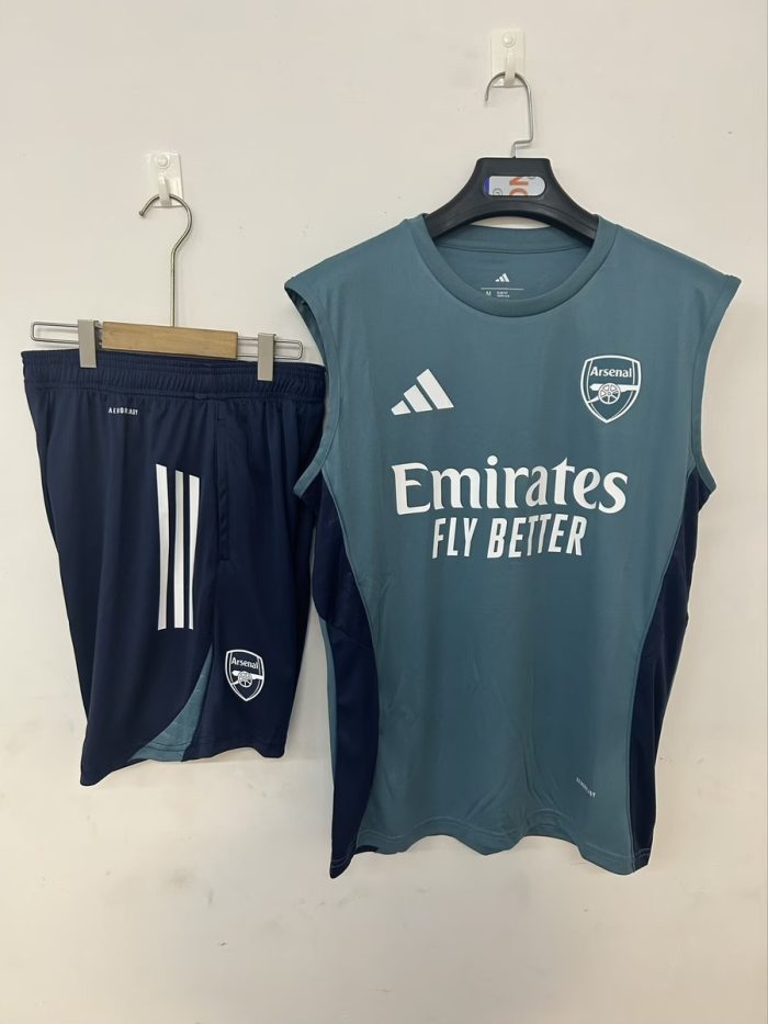 Arsenal 25/26 Training Suit Navy Blue - 图片 2