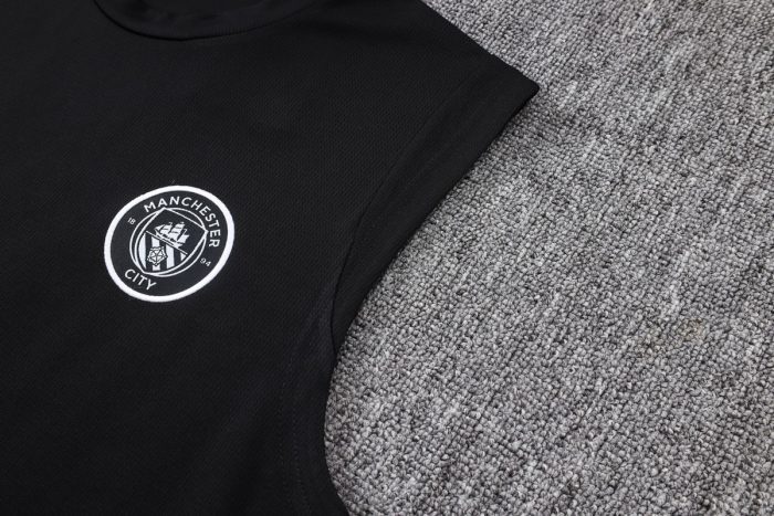 Manchester City Black Vest - 图片 5