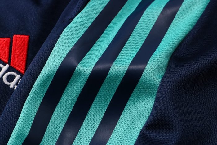 Arsenal 21-22 Champions League Blue Long Zip Jacket - 图片 4