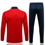 Arsenal 21-22 Red Long Zip Jacket (Royal Blue Zipper) - 图片 8