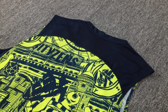 Manchester City 24/25 Green Splatter Vest - 图片 5