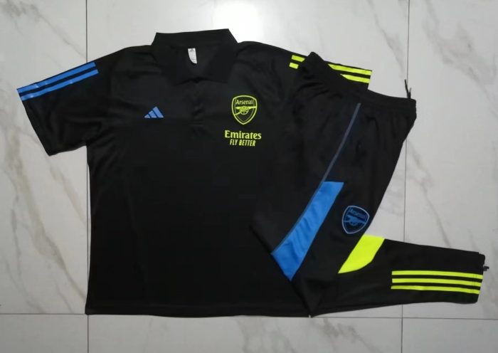 Arsenal 23-24 Black Polo - 图片 9