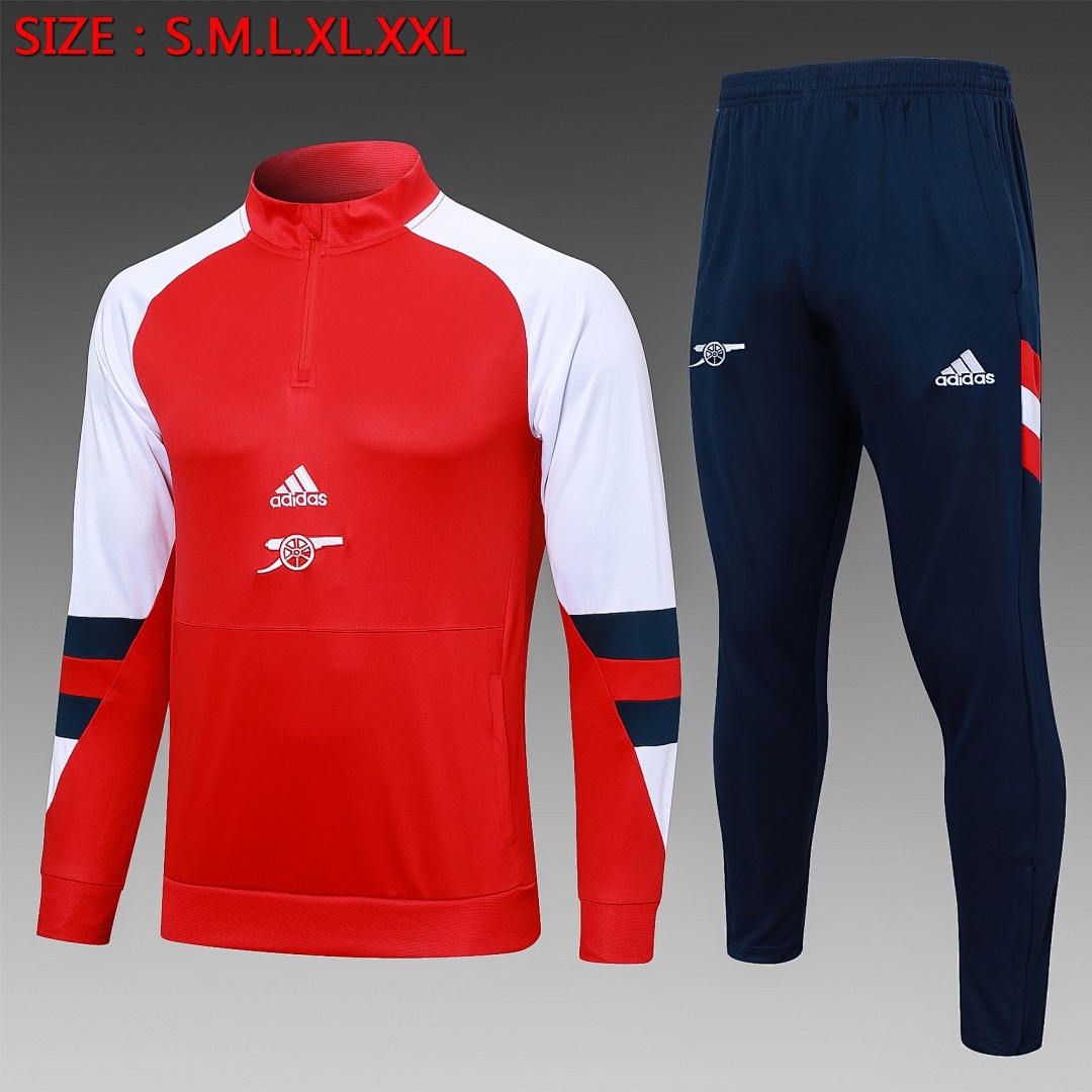 JER-3946_1 Arsenal 23-24 Half-Zip Jacket Red - 图片 1