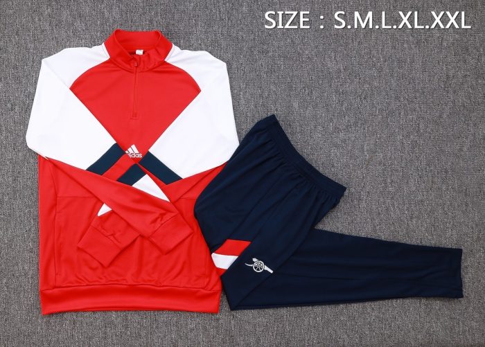 Arsenal 23-24 Half-Zip Jacket Red - 图片 2